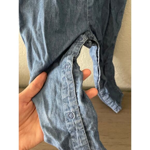 Children's Place Girls 3t chambray romper outfit - Picture 4 of 5